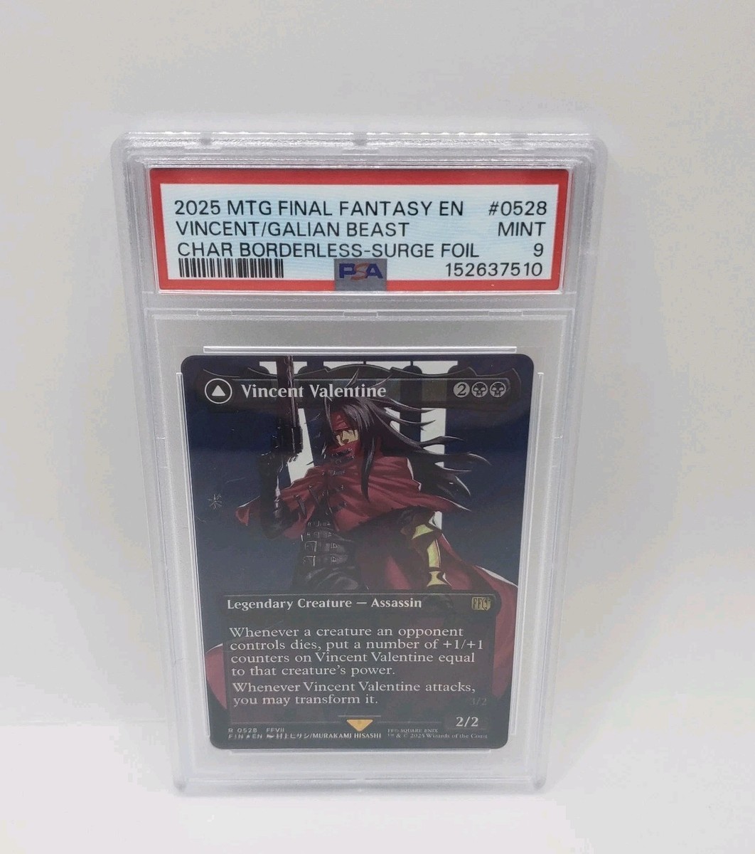 Vincent Valentine (Borderless) (Surge Foil) Final Fantasy Foil for