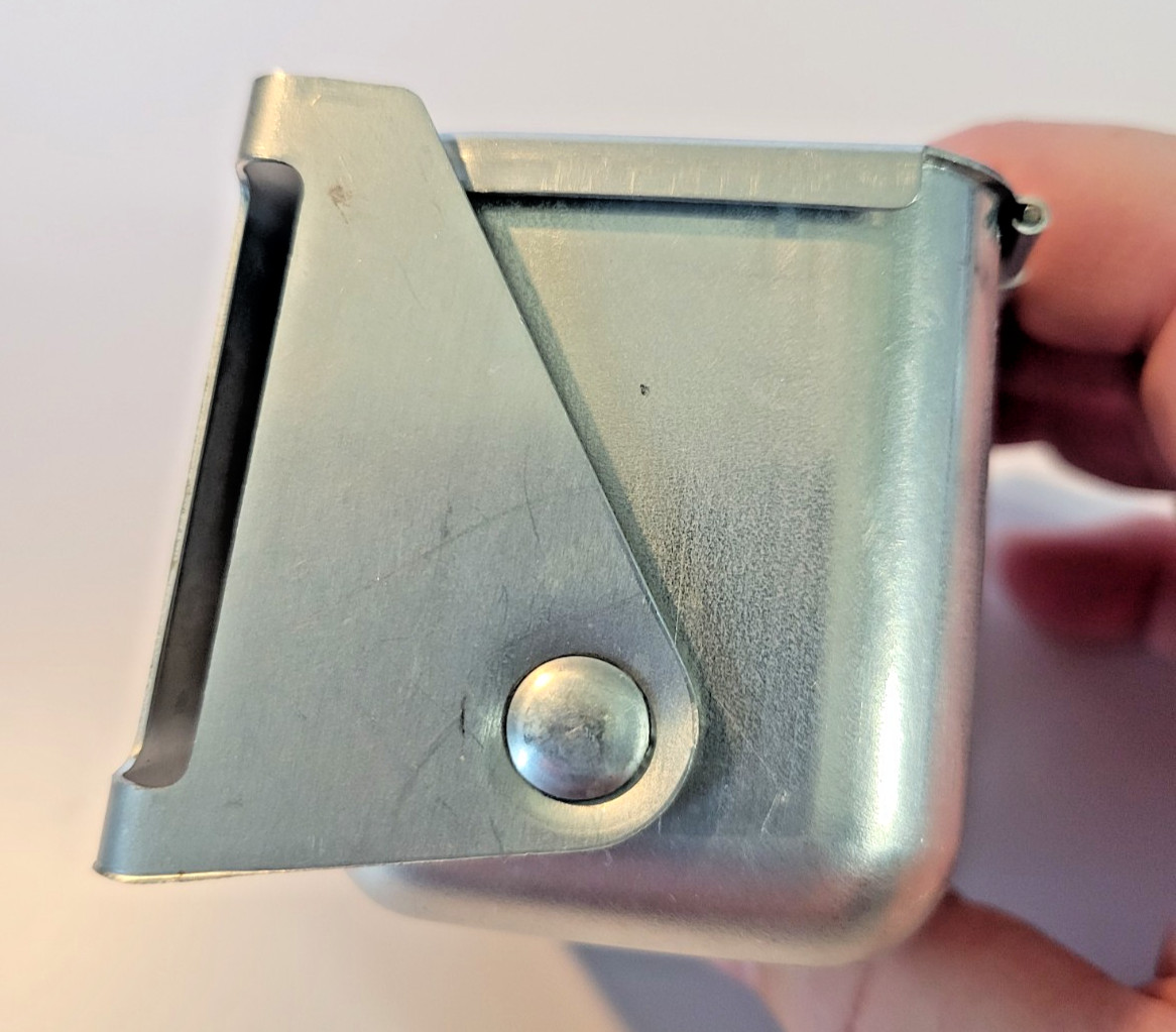 Vintage Lawrence Bait Baffler Belt Loop Worm Holder Aluminum EXCELLENT/NM