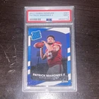 Panini Donruss Rated Rookie Patrick Mahomes II #327 Chiefs PSA 9 2017