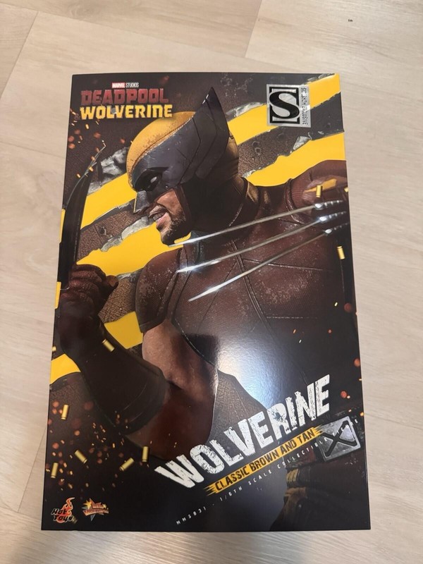 Hot Toys Deadpool & Wolverine Movie Masterpiece MMS831 Brown Suit Wolverine