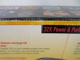 NEW ~ Sega Genesis 32X Black Add on Console Bundle in Retail Box MK-84000 ~ NIB