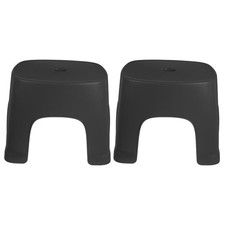 2 Pcs Toilet Stepping Foot Stool for Adults Squat Low Stools Bathroom