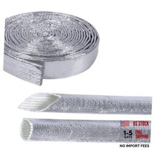 Automotive Heat Shield Sleeve 1/2inch-22ft High Temp Sheathing Roll 1/2"-22ft