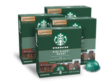 Starbucks by Nespresso Vertuo Pike Place Medium Roast Coffee Pods, 32 Count