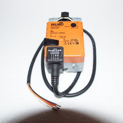 Belimo LR24A-SR 24 V Klappenantrieb (Stellantrieb) verkabelt