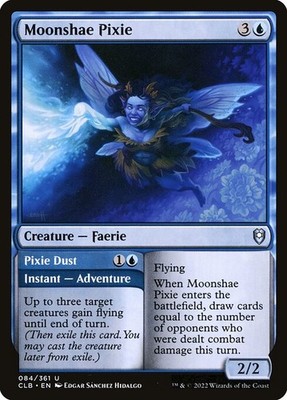 [MTG] Moonshae Pixie // Pixie Dust (Foil) (084) (CLB) LP-HP