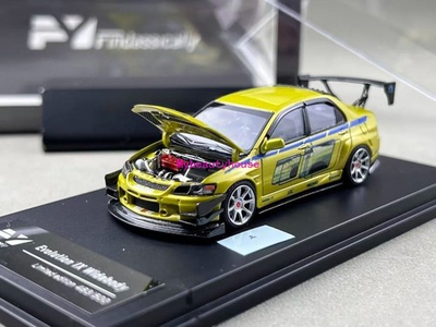 #ad #ad FY 1:64 Green Lancer EVO Evolution 9 IX Sports Model Diecast Metal Car $41.99