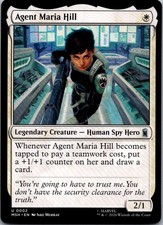 Agent Maria Hill 2 Uncommon Marvel Super Heroes Magic: The Gathering Near Mint