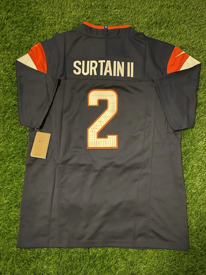 Camiseta deportiva limitada para hombre Denver Broncos Patrick Surtain ll Vapor FUSE XXL Foto 2 de 4