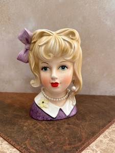 Relpo Lady Head Vase | eBay