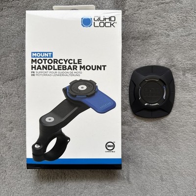 QUAD LOCK Motorcycle Phone Handlebar Mount + Quad lock Universal Adapter