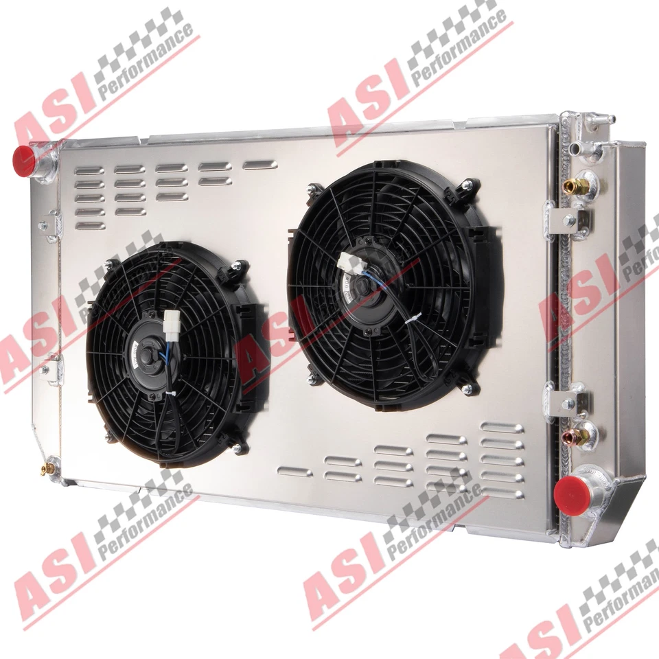 For 94-00 CHEVY GMC C1500 C2500 C3500 K1500, 6.5L V8 3 Row Radiator+Shroud Fan Foto 4 de 4