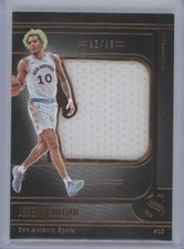 2025 Panini Silhouette Basketball Jeremy Sochan #S-JSC /49 Game-worn Mem
