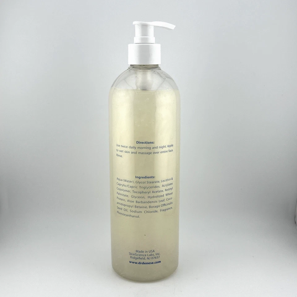 Limpiador hidratante Dr. Denese Skin Science - 24 oz / 720 ml nuevo con bomba Foto 2 de 2