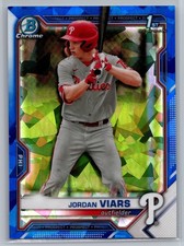 2021 Bowman Draft Sapphire Edition #BDC-132 Jordan Viars
