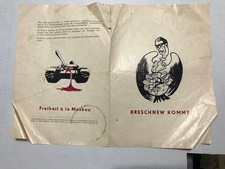 1981 Anti Soviet German Flyer Ukrainian Student Union of Germany