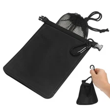  1 Set Travel Soap Bag & Foaming Nets Portable Exfoliating Soap Bags Mesh Pouch