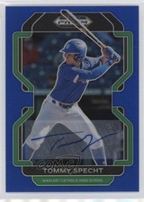 2022 Panini Prizm Draft Picks Blue /99 Tommy Specht #PDP169 Auto 1i9m