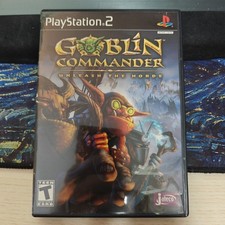 Goblin Commander Unleash the Horde PlayStation2 PS2 No Manual Working Disc & Art