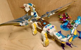 Lego Elves: (incomplete) 41179 Queens Dragon & 41172 Water Dragon W/Manual