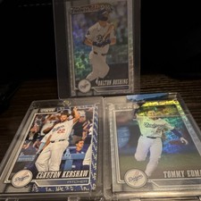 Topps Series One Dodgers 2026 Kershaw Rushing Edman MLB Card Lot 3