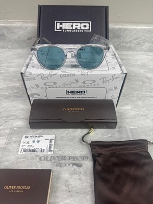 OLIVER PEOPLES | DESMOND LARGE | 5454SU 1101P1 | 50 | CRYSTAL | TEAL | POLARIZED