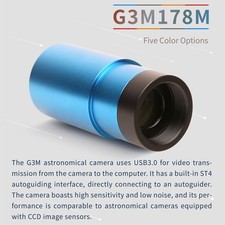 ToupTek G3M178M USB3.0 IMX178Mono Planetary Camera for Telescope Guider Scope