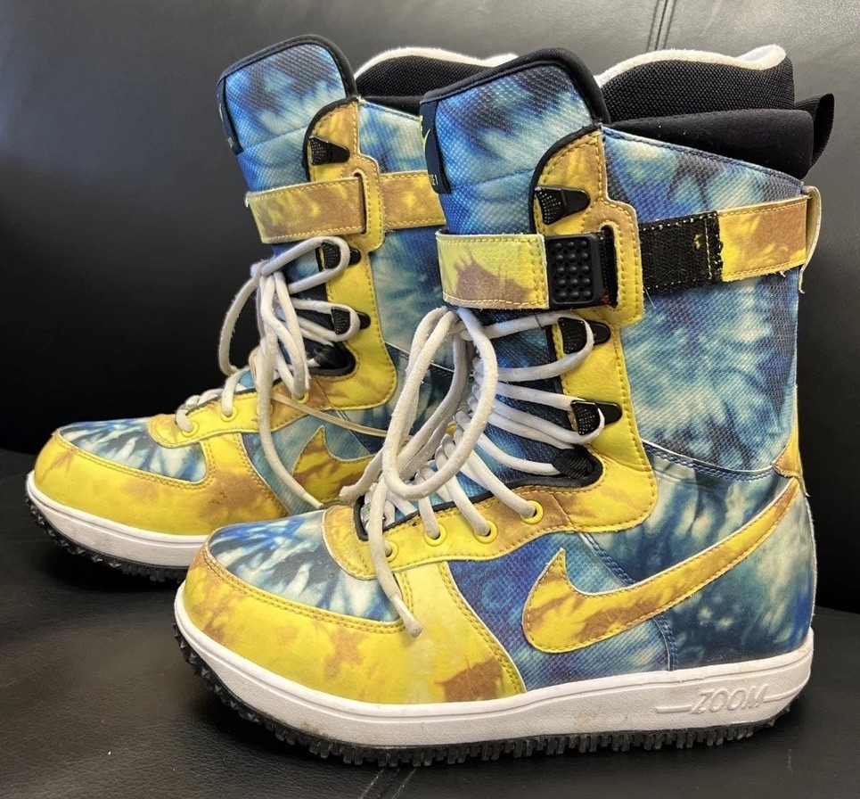 Nike Zoom Force I ZF1 334841-471 Men's Yellow/Blue Snowboard Boots