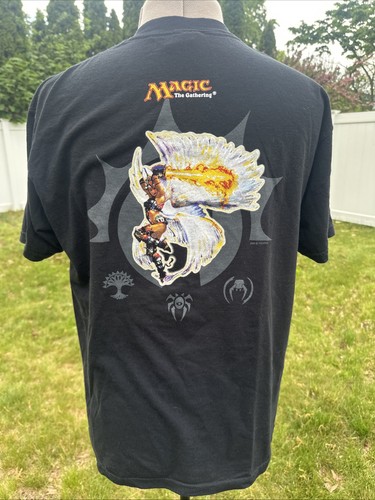 Vtg Magic The Gathering Ravnica Prerelease 2005 T-Shirt Black Large Official