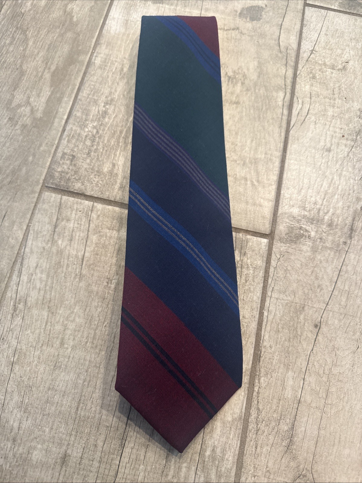 Pendleton 100% Wool Striped Neck Tie - image 1