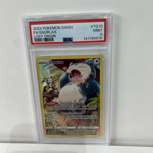 New ListingPOKEMON TCG SNORLAX TG10/TG30 LOST ORIGIN - PSA 9