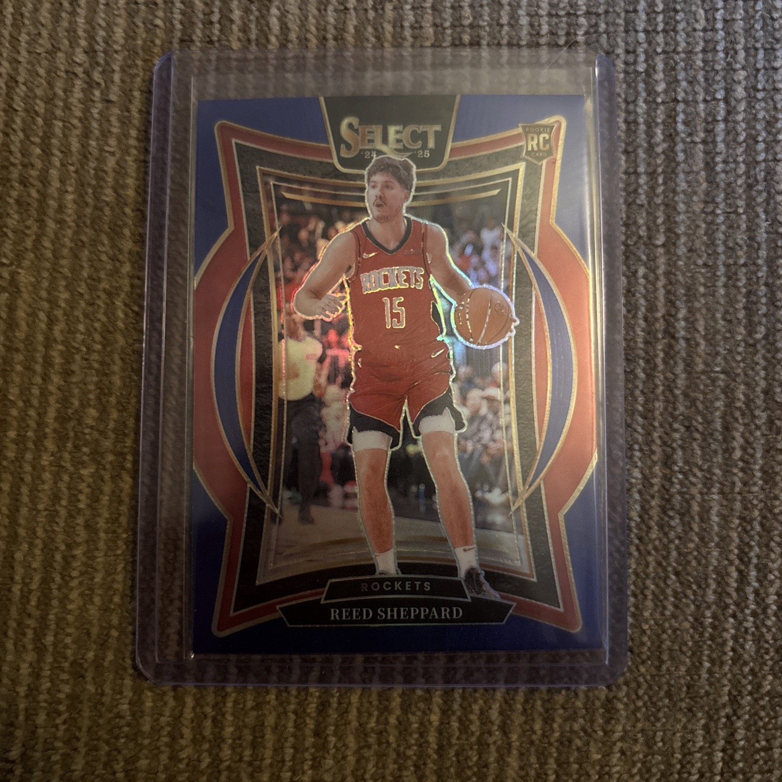 2024-25 Panini Select - Concourse Reed Sheppard #68 Blue Prizm (RC)