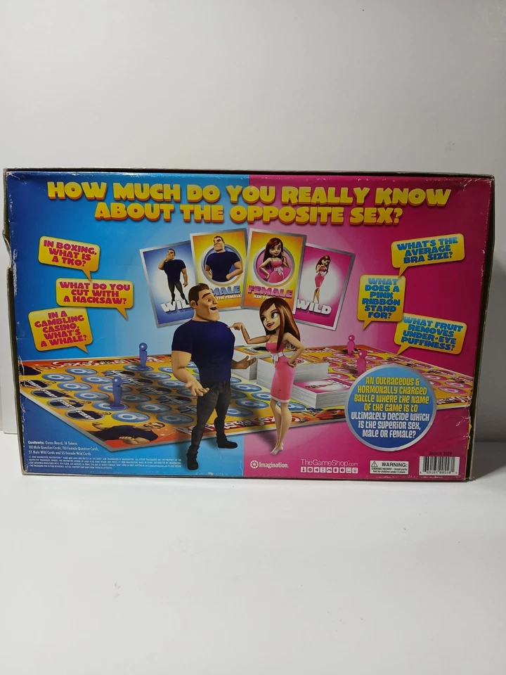 2008 Battle of The SexesFamily Board Card Game Complete! - Image 2 of 4