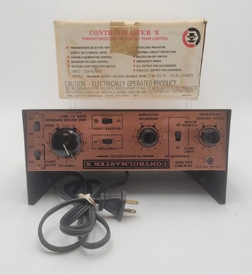 MRC ControlMaster-X Transistorized HO or N Gauge Train Controller/Box