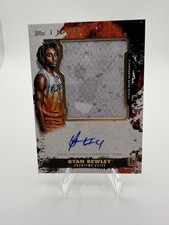 Ryan Bewley 2021-22 Topps Inception OTE Jumbo Patch Auto RC Card Elite