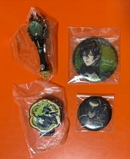 Malleus Twisted Wonderland Disney Can Badge Crystal Rod Charm Diavomnia