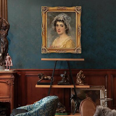 WILLITAT 8x10 Vintage Gothic Picture Frame - Ornate Resin, Black, For Tabletop Or Wall Display - View #6