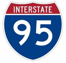 Interstate 95 Sticker Decal R942 Highway Sign