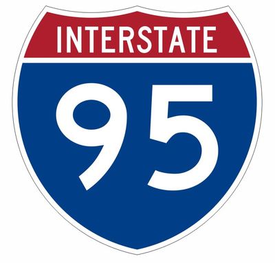 Interstate 95 Sticker Decal R942 Highway Sign 