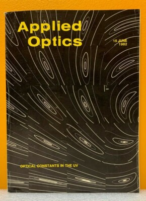 Applied Optics June 15, 1982 Optical Constants in the UV Vol. 21, No 12 Catalog.