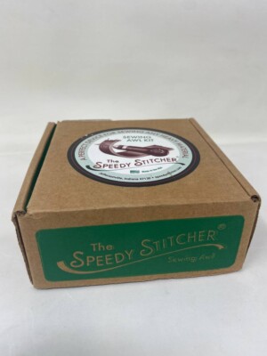 Sewing Awl Kit: Speedy Stitcher with Straight and Curved Needles & Thread