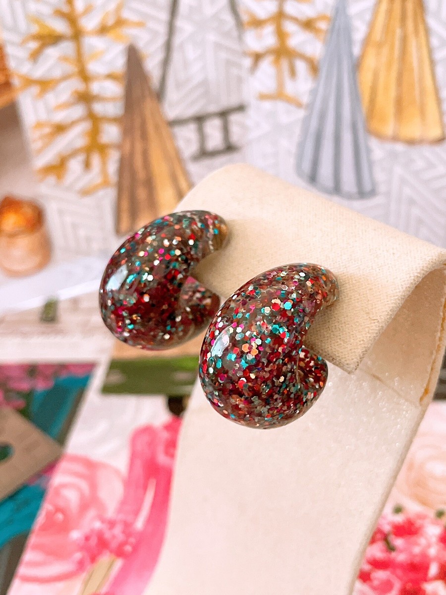 Kate Spade Adore-Ables Huggie Hoop Earrings, Multicolor