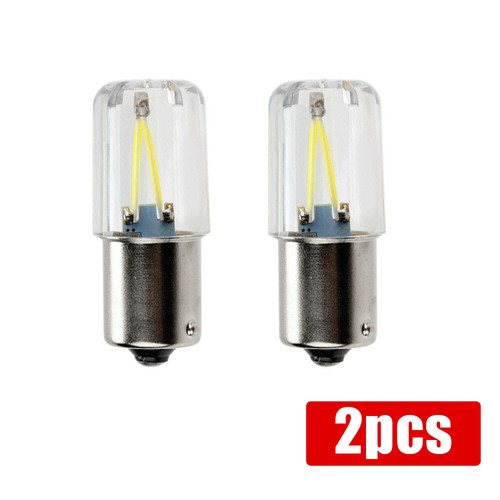 2pcs RV Trailer Rear Lights 1156 BA15S P21W LED Lamp Bulb Backup Canbus White - Picture 2 of 12
