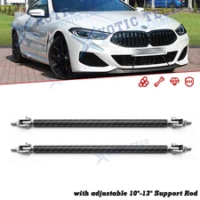 2Pcs Adjust Racing Front Bumper Lip Diffuser Strut Rod Bars For BMW F20 F21 E90