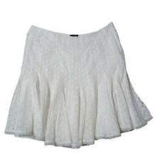 Vintage Eyelet Skirt-White