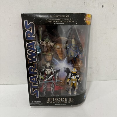 Star Wars Episode III Revenge of the Sith Commemorative Figure 4 Pack New 3.75 