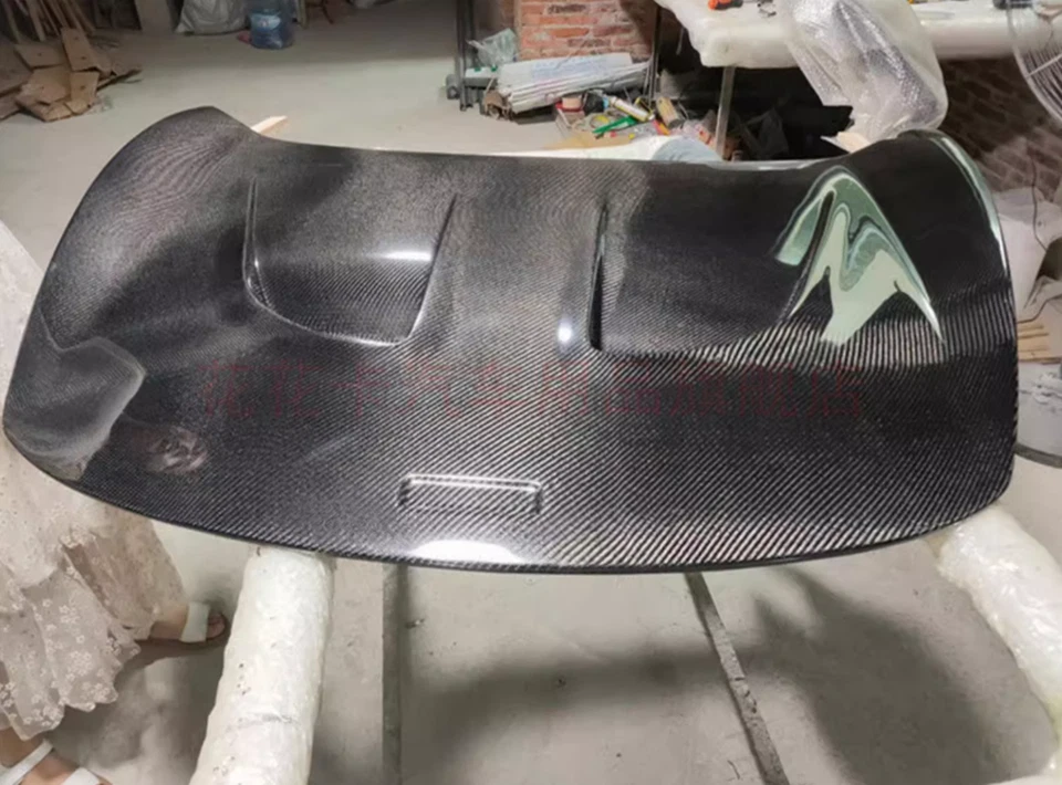 Cubierta de capó ventilada de fibra de carbono real P1 para McLaren MP4-12C 13-2014 Foto 2 de 4