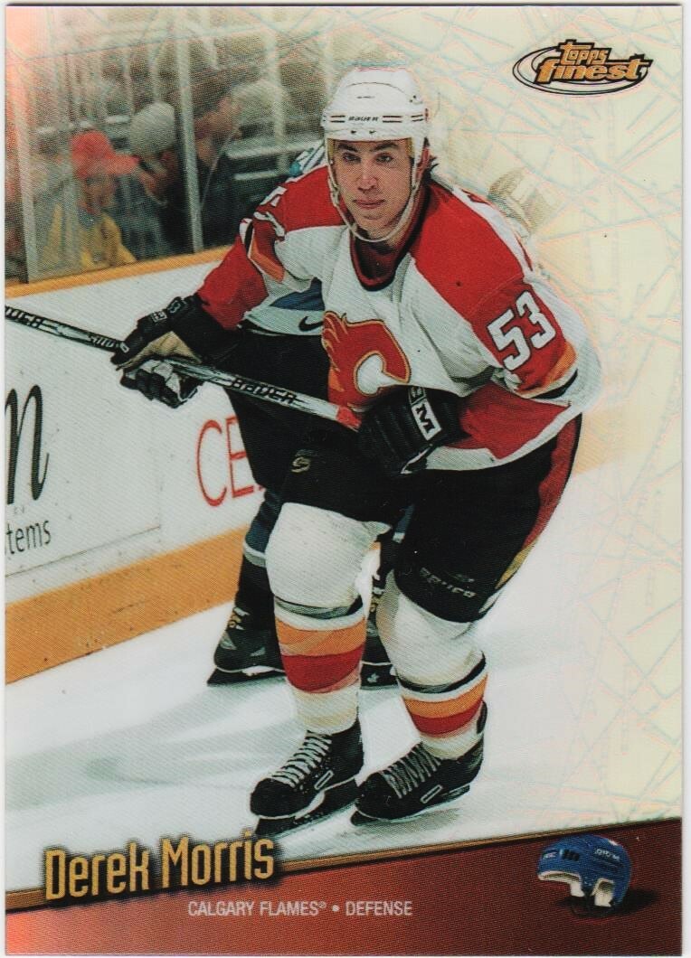DEREK MORRIS 98-99 TOPPS FINEST REFRACTOR SP CARD #136 NO PROTECTOR RARE 1998-99
