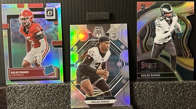 KELEE RINGO 3 Card Lot 2023 Panini Mosaic RC Silver Optic Silver Select Die Cut