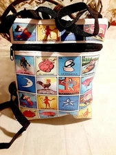 12 loteria bags passport bag necklace strap coin bags party favors Shoulder bag